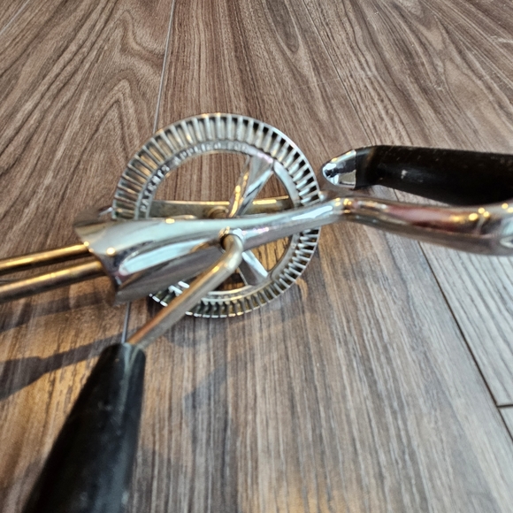 Vintage Hand Egg Beater Stainless Steel - Picture 3 of 5